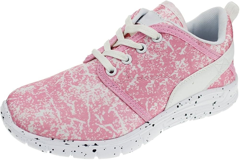 Hawkwell Lace-up Fashion Sneaker(Little Kid),Pink Fabric,1 M US