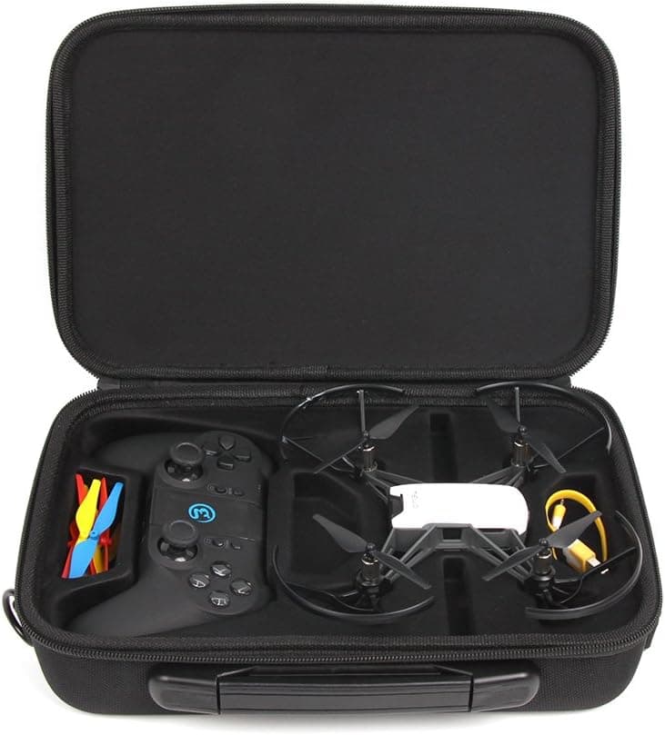PENIVO Portable Storage Drone Tello Body Protective Battery Backpacks,Shoulder Bag for DJI Tello Accessories Carrying Case with Gamesir T1D Gamepad Remote Controller