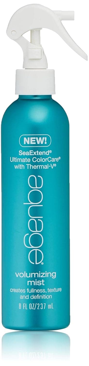 AQUAGE SeaExtend Volumizing Mist, 8 Oz, Medium Hold, Ultra-Lightweight Styling Spray, Creates Fullness, Texture, and Strand Definition, Prevents Hair Color Fading