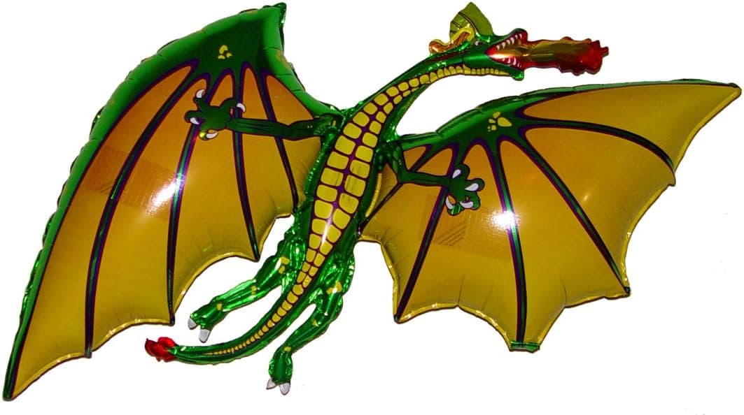 Space Pet Levitating Green Dragon 36 inch Flying Floating Anti-Gravity Toy HOVERS in MID-AIR - Interactive & Educational String-less Pet Balloon for Kids & Adult Indoor Events