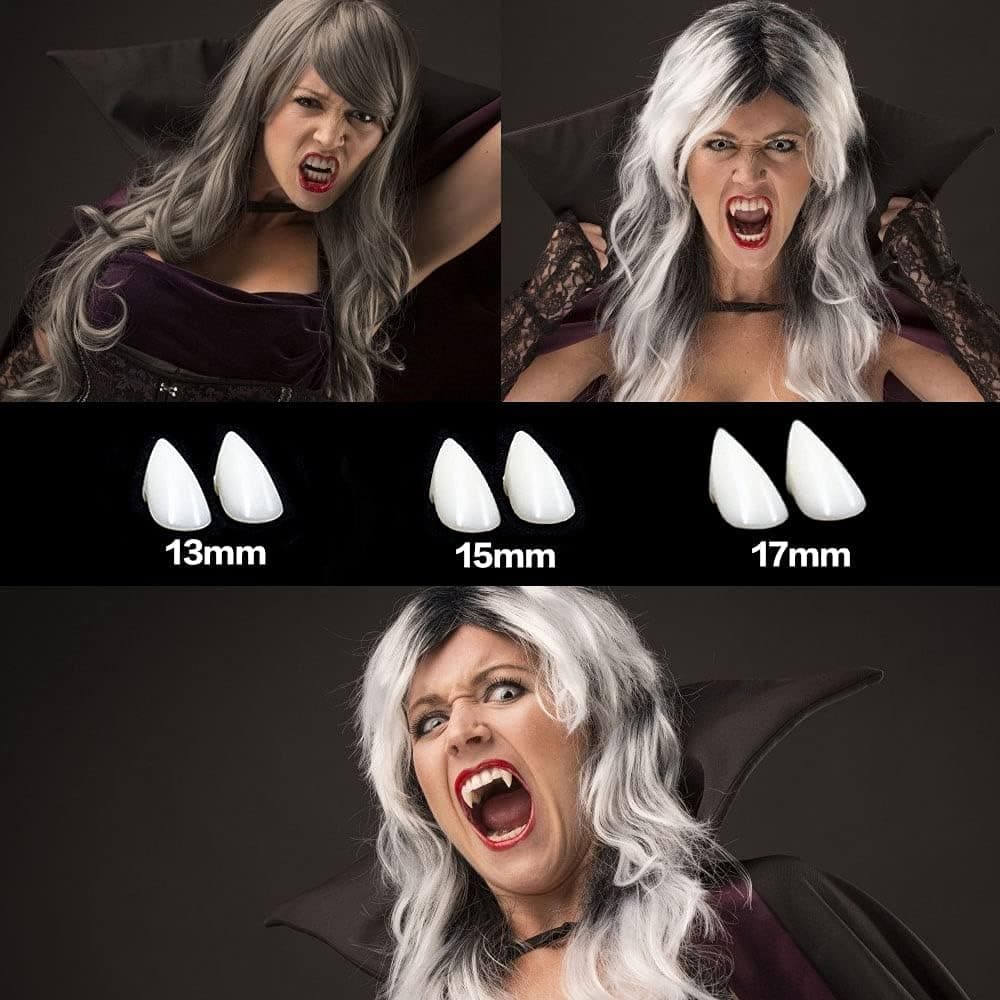 CPSYUB Cosplay Vampire Fangs, Cosplay Accessories Halloween Party Prop Decoration