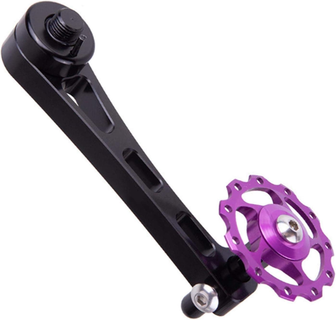 LKEREJOL Bike Chain Tensioner Single Speed Adjuster Converter for MTB, Road Racing Bike Bike Chain Guards(1)