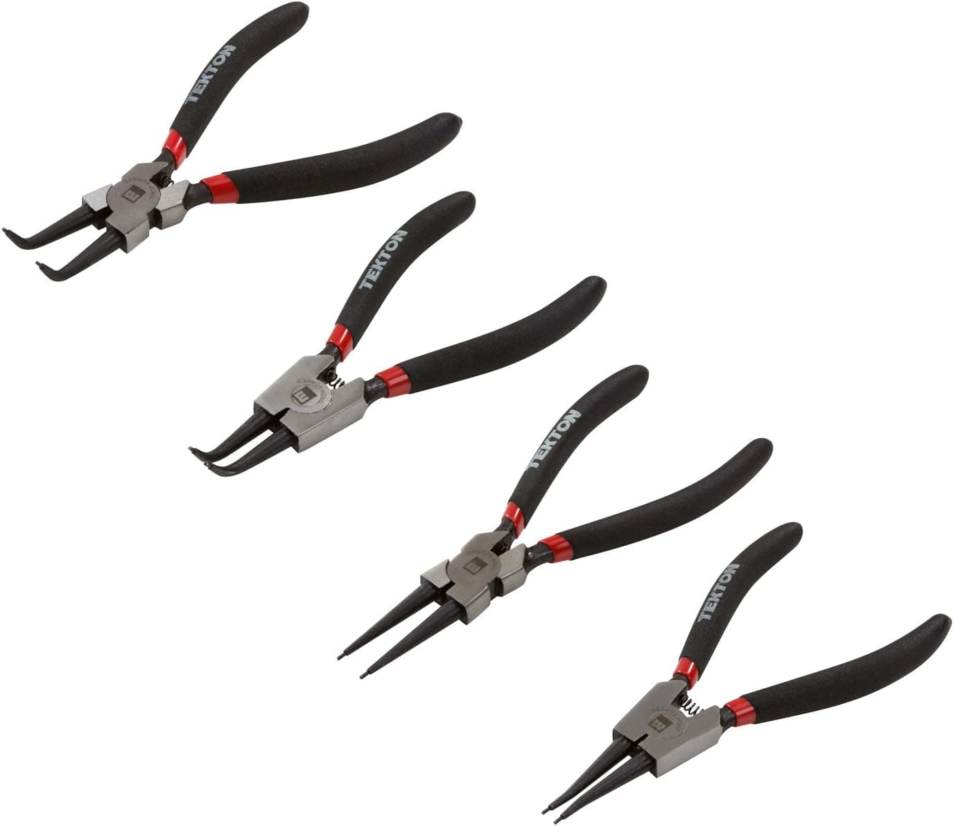 TEKTON Internal / External Snap Ring Pliers Set, 4-Piece | 3576 [Older Model]