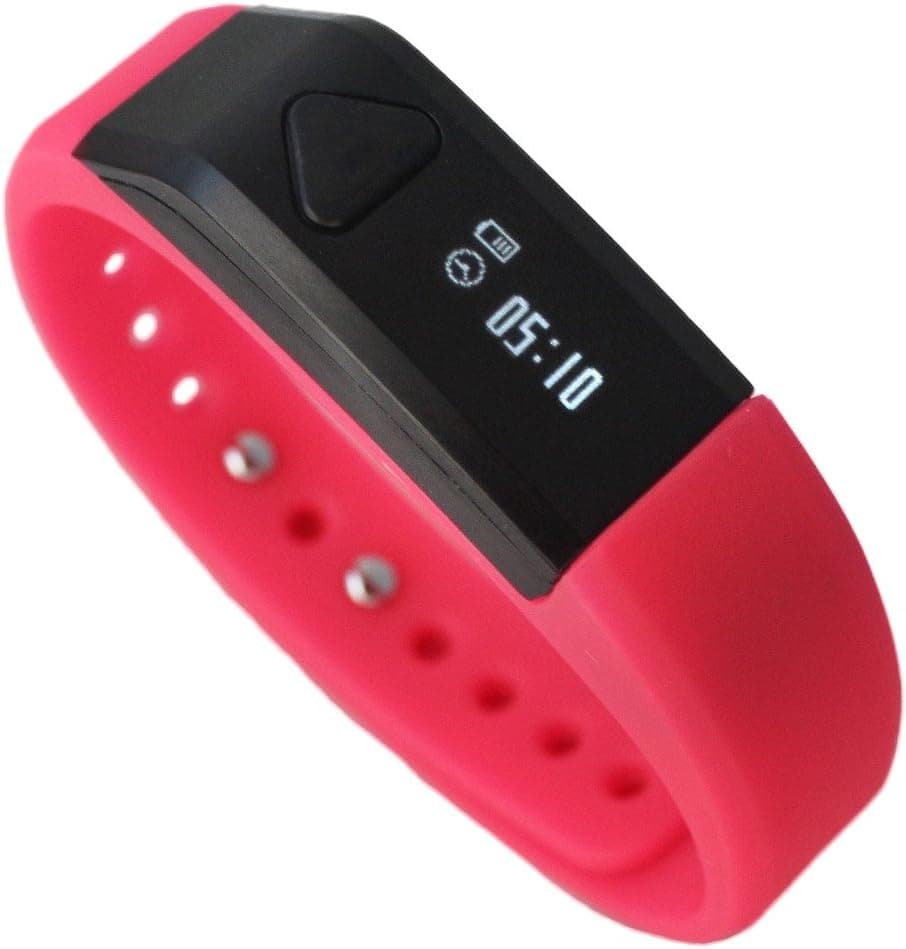 Toprime Smart Pedometer Manual Pdm-1102 Fitness Band Calorie Tracker,Pink