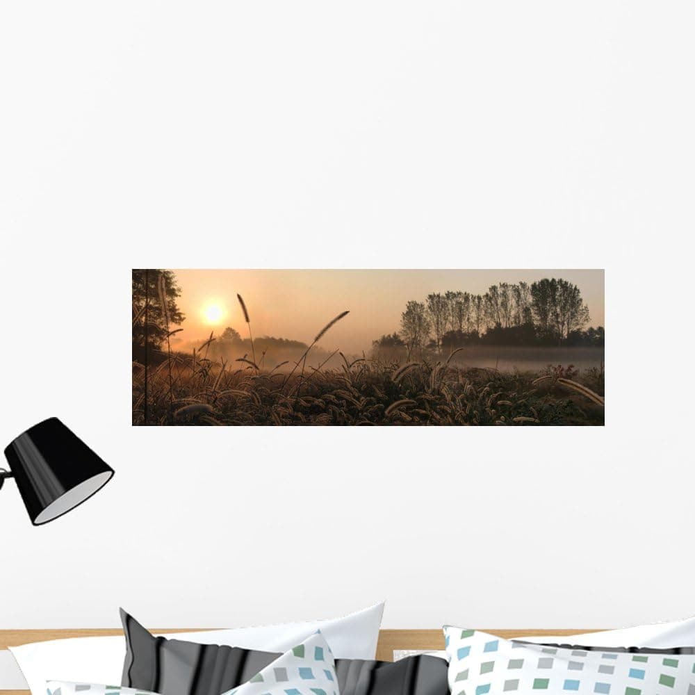 Wallmonkeys WM227879 Dawn Peel and Stick Wall Decals (36 in W x 12 in H), Large