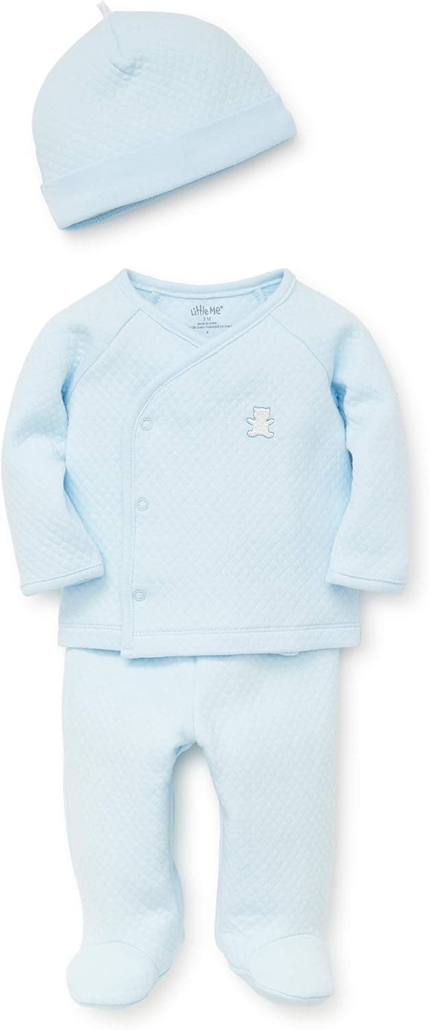 Little Me Baby-Boys Cardigan Set