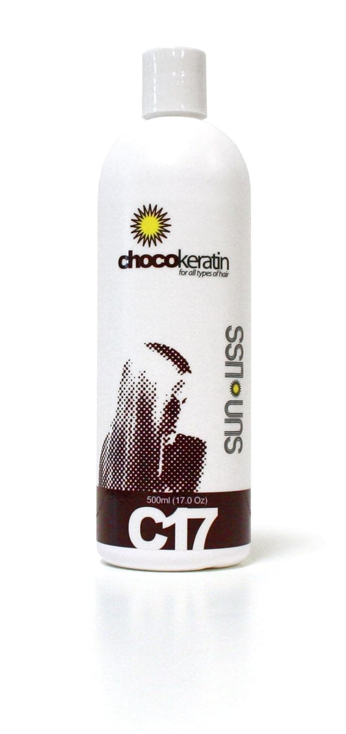 Sunliss Choco Keratin (C17-17 Oz (500ml) Brazilian Keratin Treatment Professional Complex