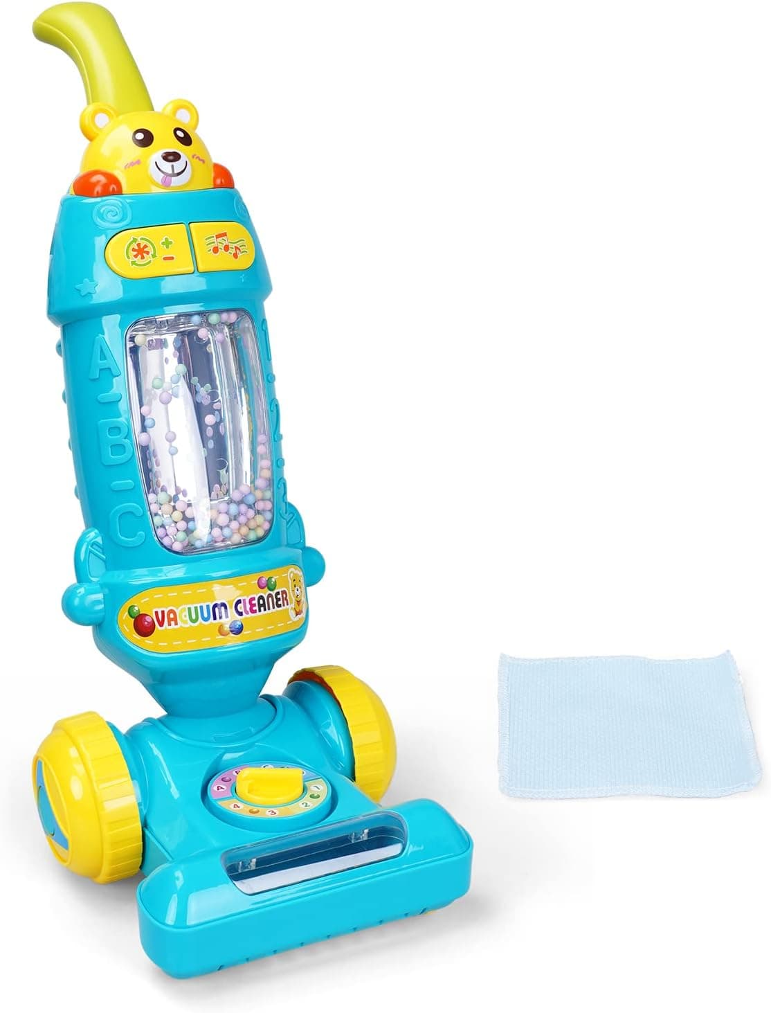 FS Kids Vacuum Cleaner Toy for Toddler with Lights & Sounds Effect & Ball-Popping Action – Pretend Play Housekeeping Toys Great Gifts for Toddlers, Boys and Girls, Ages 2 3 4 Years Old