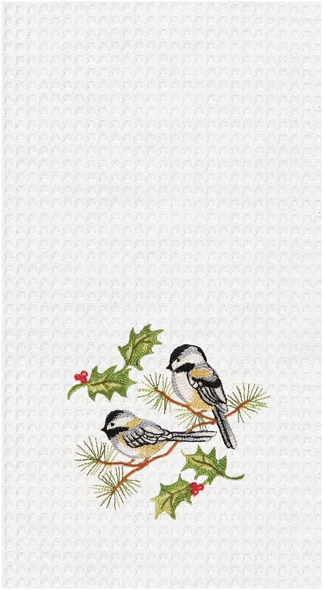 C&F Home Song Bird Chickadees Towel Multicolor