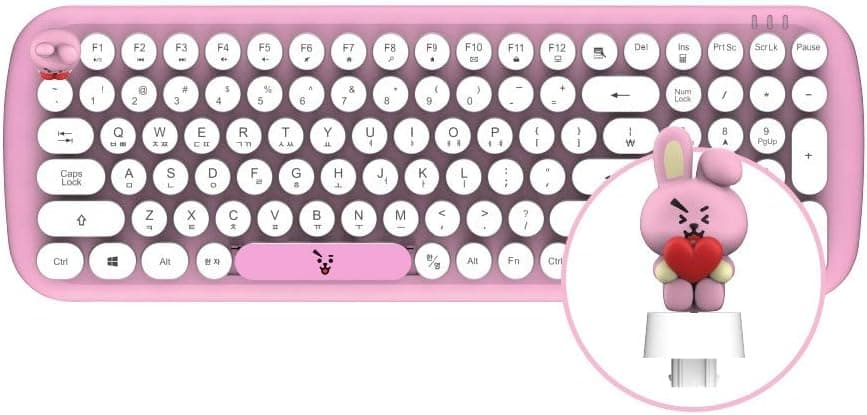 BT21 Baby Wireless Retro Keyboard by Royche (Cooky)