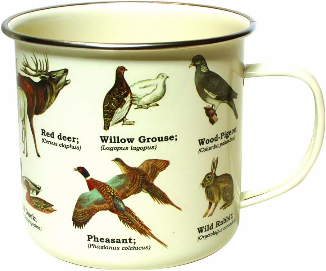 Gift Republic Wild Animals Dishwasher Safe Enamel Mug