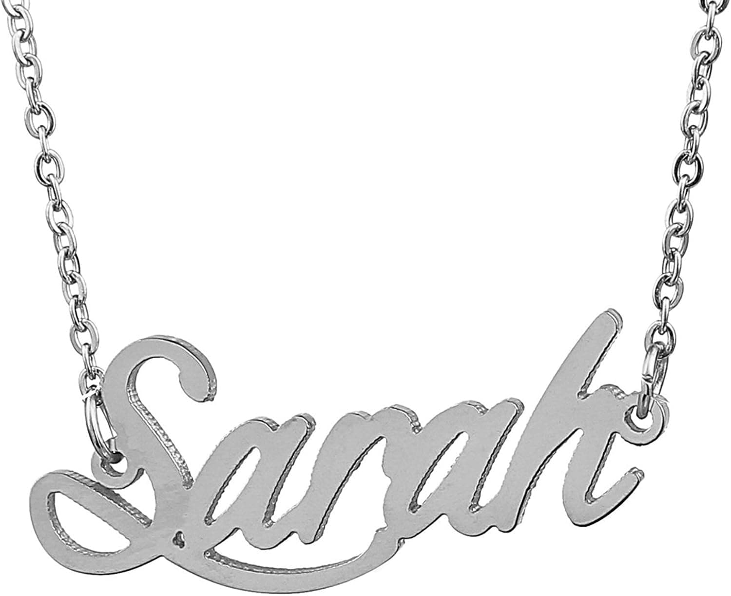 HUAN XUN I Love You Mom Daughter Necklace Sister Necklace 16"