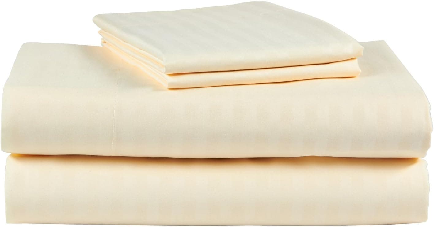 Ruthie's Apperal Microfiber Queen 6pc Bed Sheet Set Egyptian, Deep Pocket Deep Pocket (Beige, Queen)