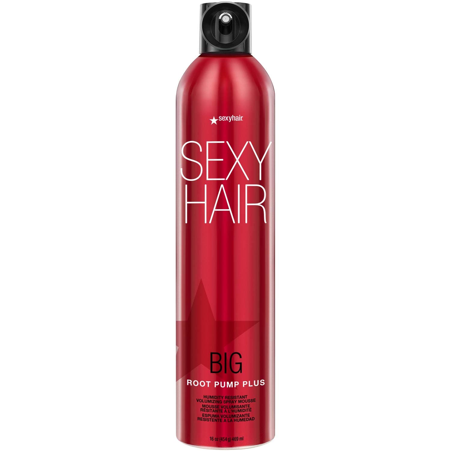 SexyHair Big Root Pump Plus Humidity Resistant Volumizing Spray Mousse | Volume with High Hold | Up to 72 Hour Humidity Resistance