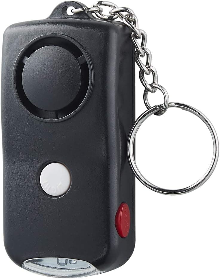 Landteek Safe Personal Alarm, Safesound Personal Alarm with LED Light Emergency Safety Alarm Keychain for Women, Girls, Kids, Elderly