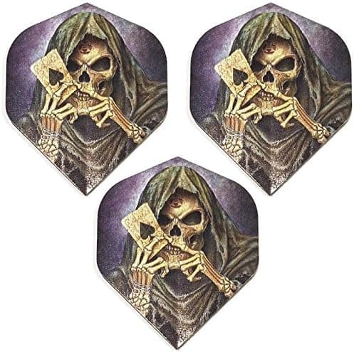 Art Attack Designa Alchemy Grim Reaper Ace Card 100 Micron Extra Strong Standard Dart Flights (1 Set)