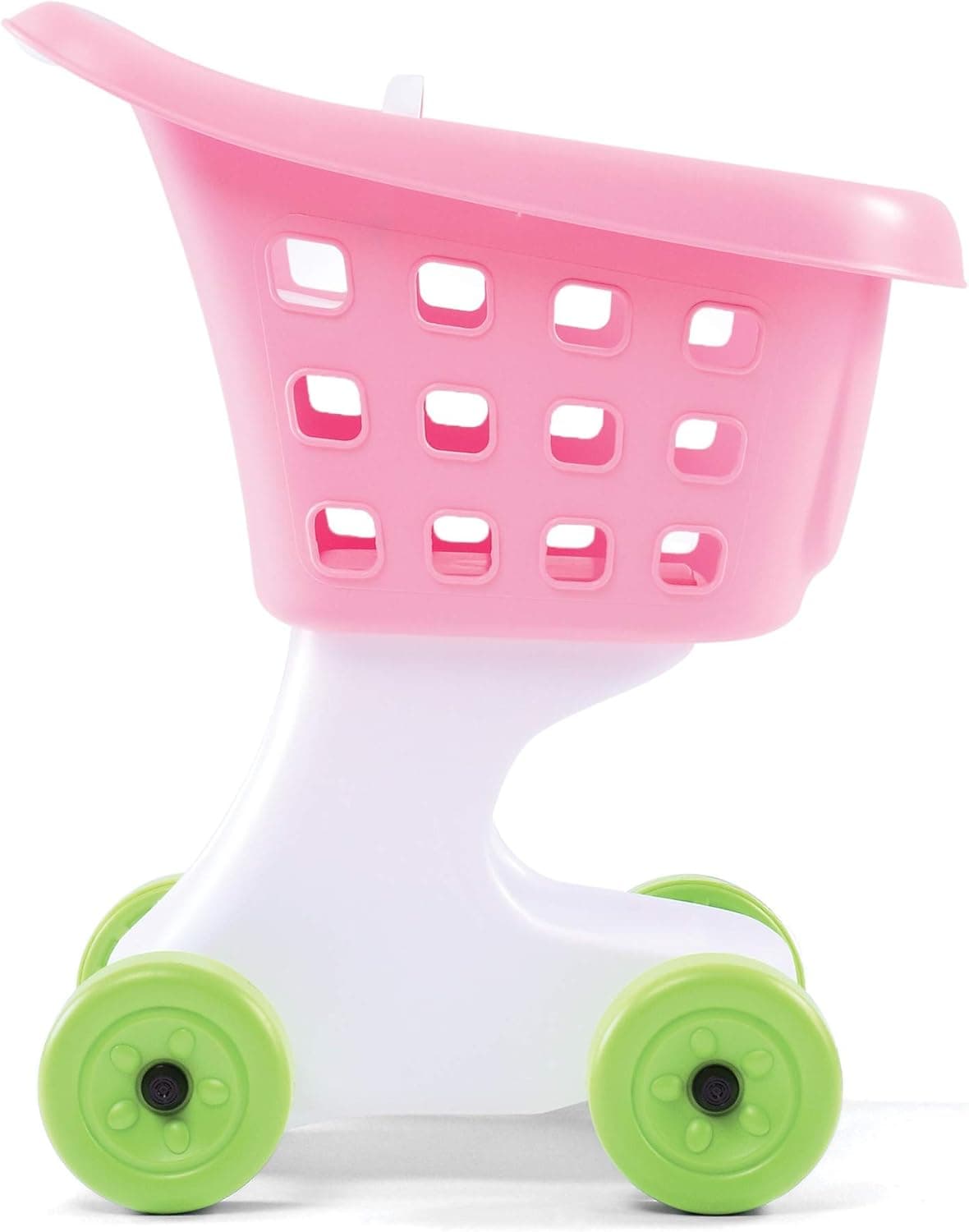 Step2 Little Helper's Shopping Cart | Pink Toy Shopping Cart for Toddlers