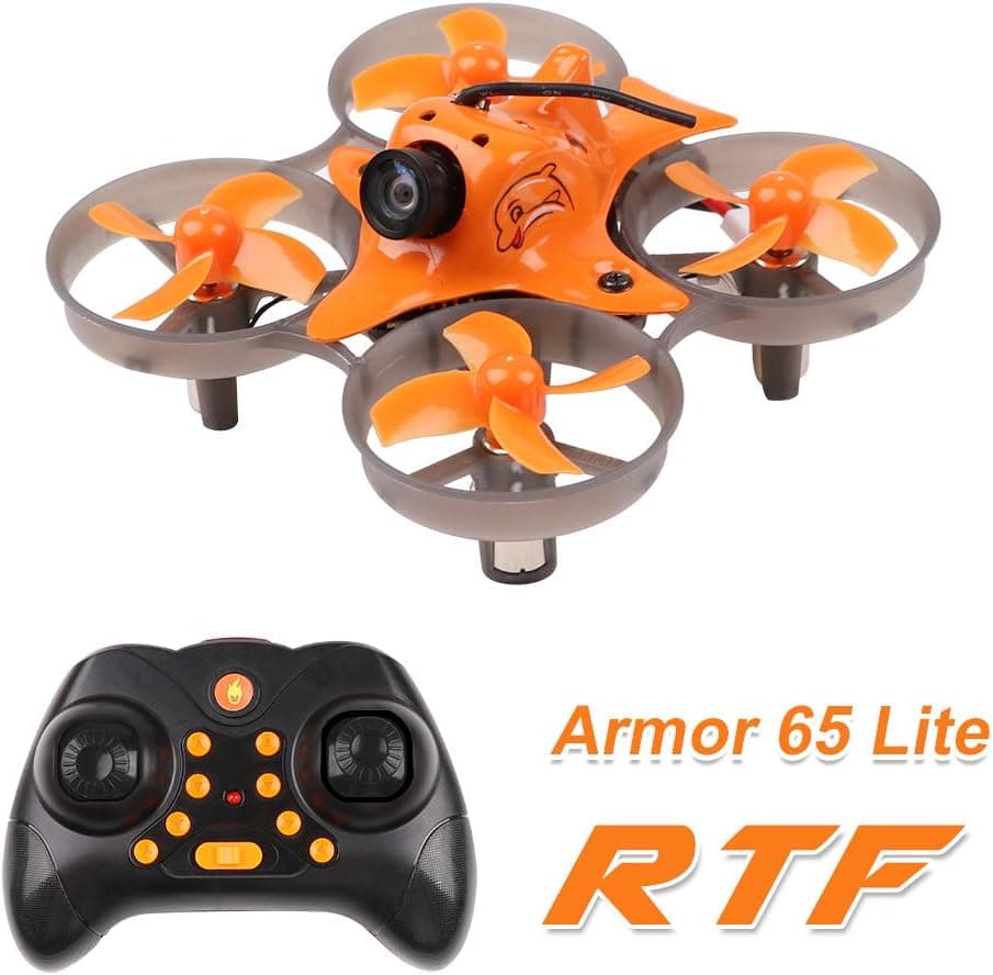 Makerfire Armor 65 Lite RTF Micro FPV Racing Drone with Bayang Protocol 650TVL Camera 65mm Whoop Quadcopter 7x16mm Motors Tiny-Lite FC Sliverware Firmware