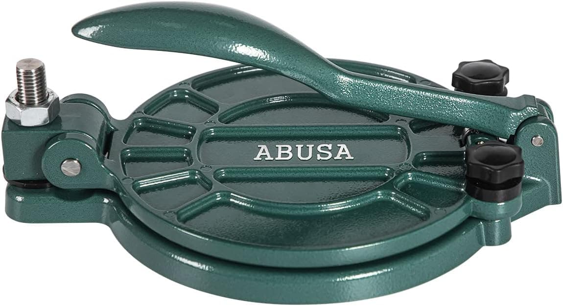 ABUSA Manual Thickness Adjustable Tortilla Press 8 Inch Tortilla Maker Green - Tortilla,Taco,Empanadas and so on …