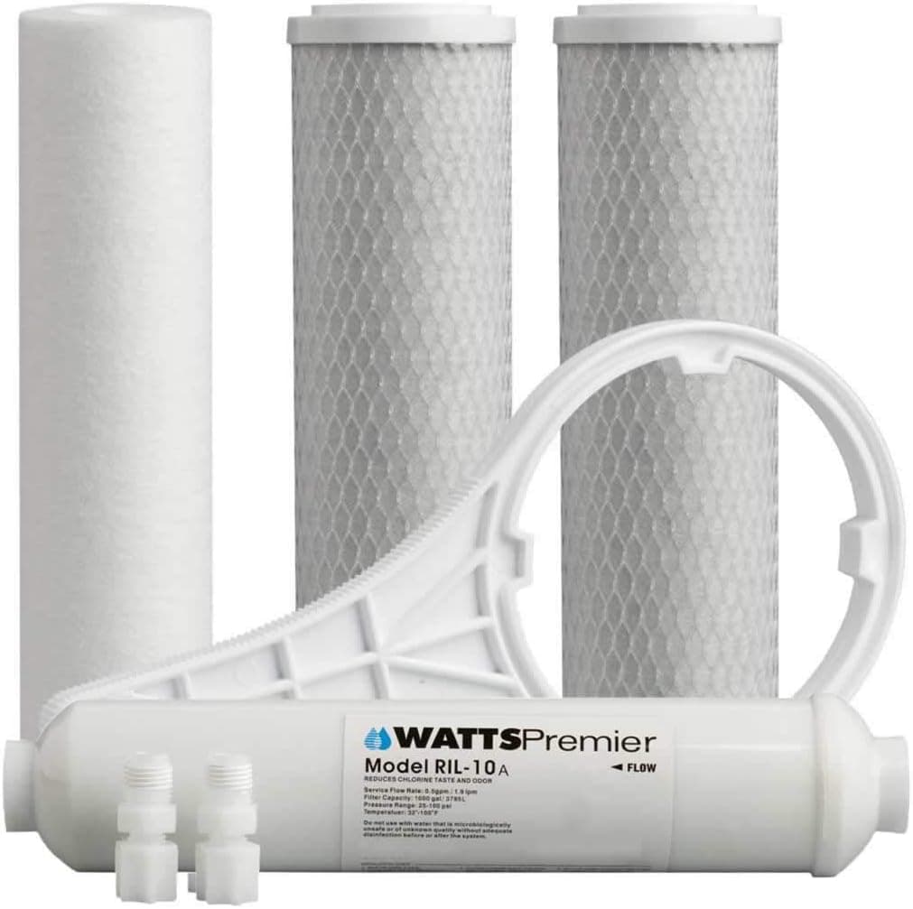 Watts Premier WP560067 Standard 5-Stage Premium Filter Kit with 10 in. Inline, 10 inch, Plain
