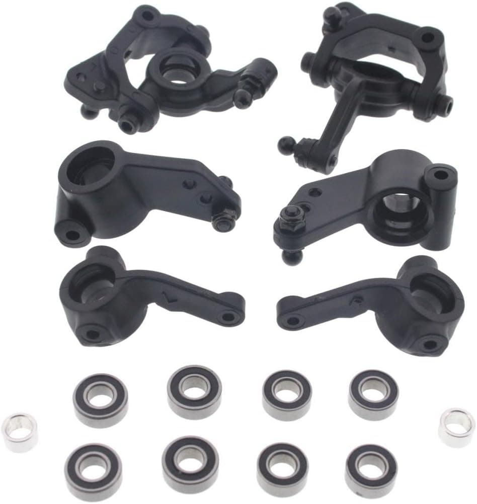 HPI 1/10 Blitz FRONT UPRIGHTS, AXLE CARRIERS, STEERING BLOCKS & 8 BEARINGS