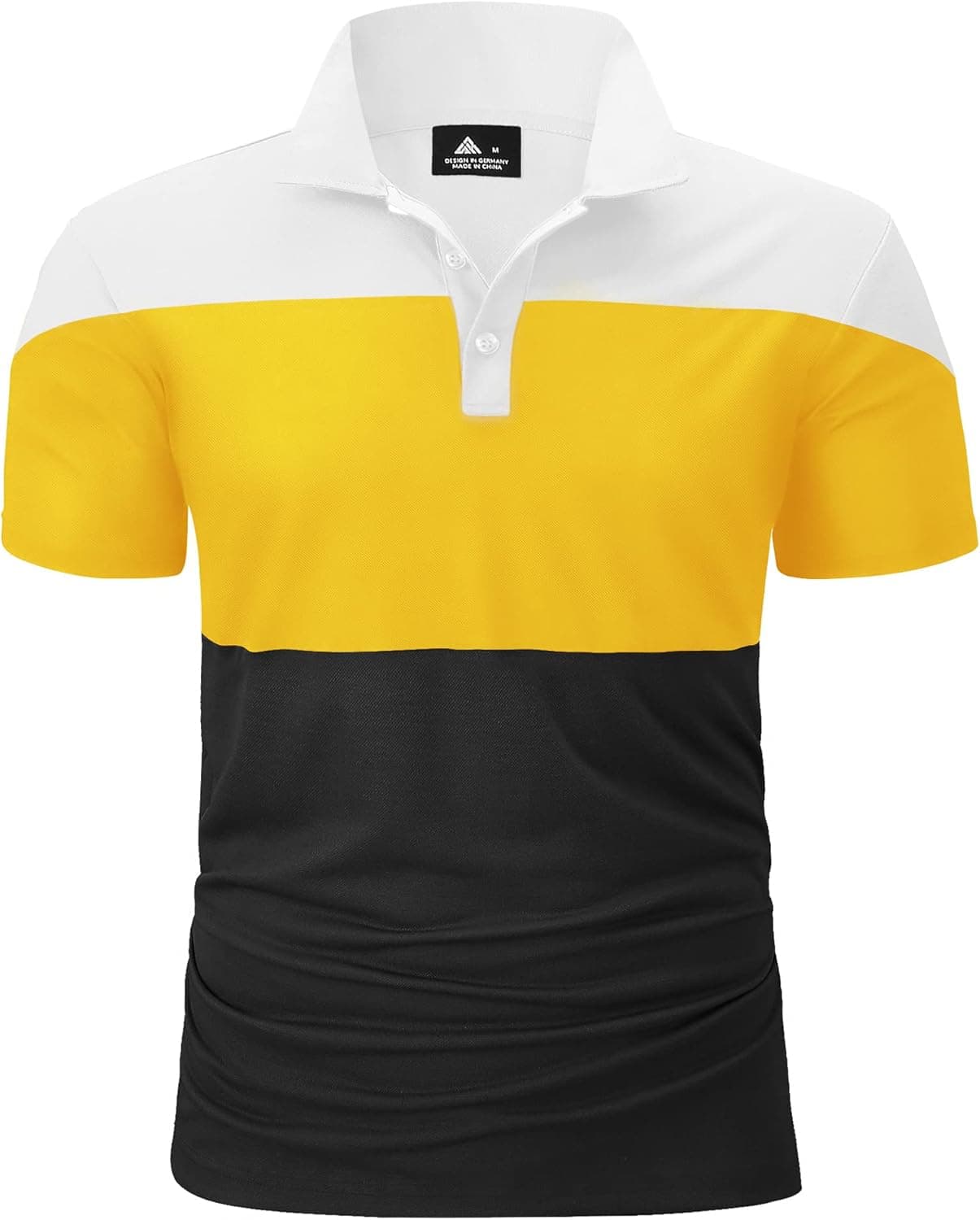 V VALANCH Mens Polo Shirt Short Sleeve Golf Shirt for Men Tactical Shirts Pique Jersey Tennis Casual T-Shirt