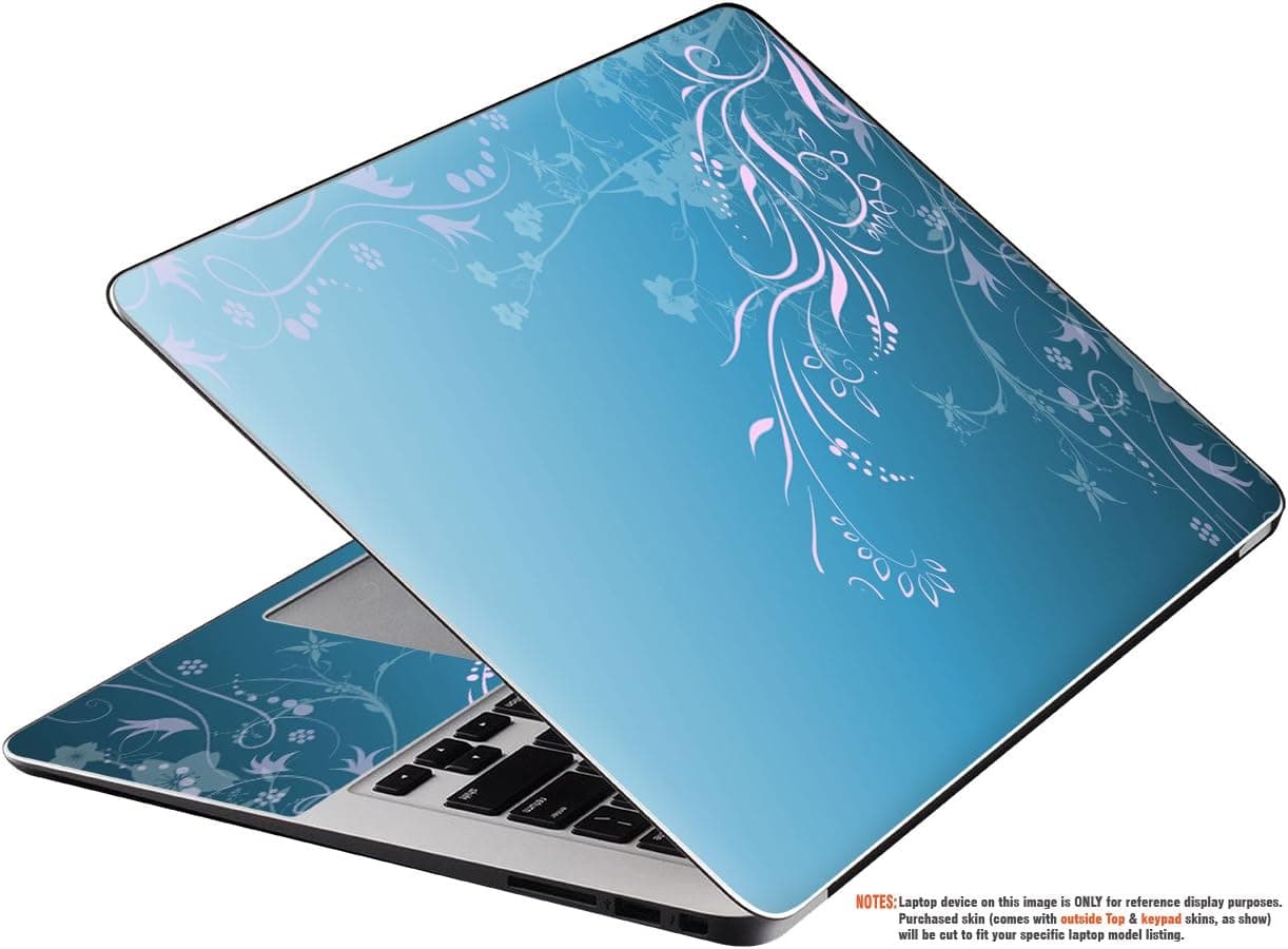 Decalrus - Decal Skin Sticker for HP ENVY 17t-j100 with 17.3" TOUCHScreen (NOTES: Compare your laptop to IDENTIFY image on this listing for correct model) case cover wrap HPENVY17t-j100_TOP2PCS-25