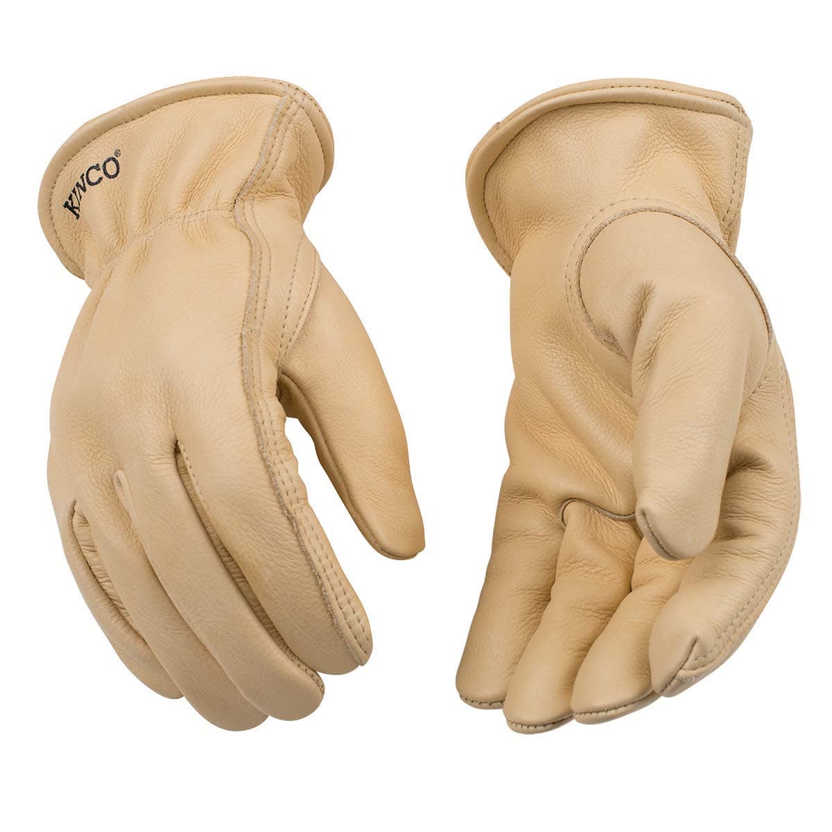 Kinco - Unlined Cowhide Leather Work Gloves, (98)