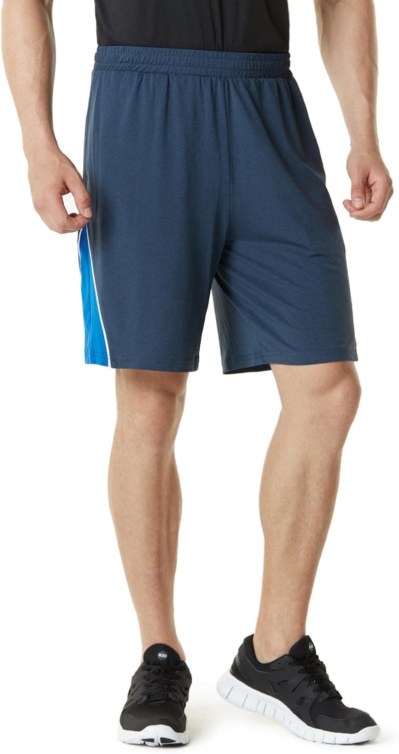 TSLA Men's Active Running Shorts, 7 Inch Basketball Gym Training Workout Shorts, Quick Dry Athletic Shorts with Pockets