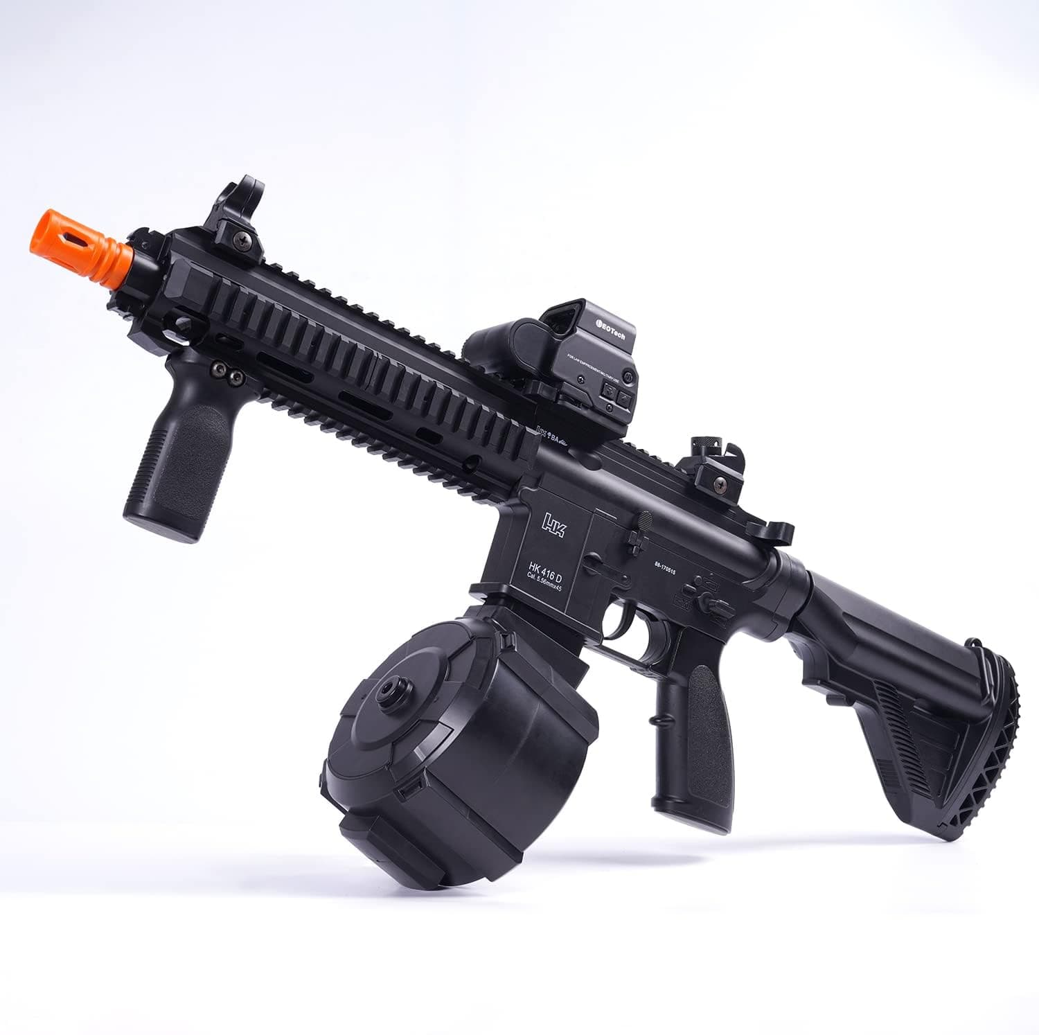 VDD Gel Ball Blaster HK416D - Includes 10000 Gel Balls - 1:1 Scale - for Outdoor Fighting Shooting Game - Age 16+