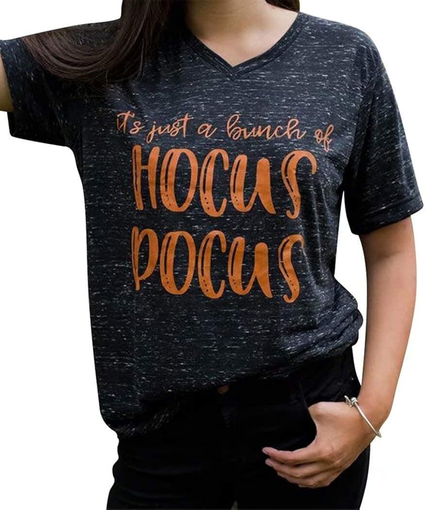 Hello Pumpkin Halloween T Shirt Women Funny Cute Graphic Raglan Long Sleeve Baseball Top Tee Thanksgiving Gift Shirts (Small, Dark Gray)