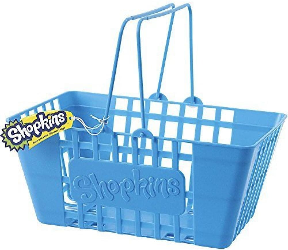 Shopkins Life Sized ( 12 Inch ) Blue Shopping Storage Basket