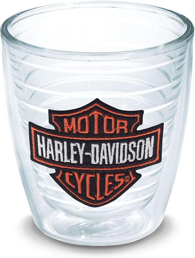 Tervis Harley Davidson-Bar & Shield Insulated Tumbler with Emblem, 12 oz, Clear
