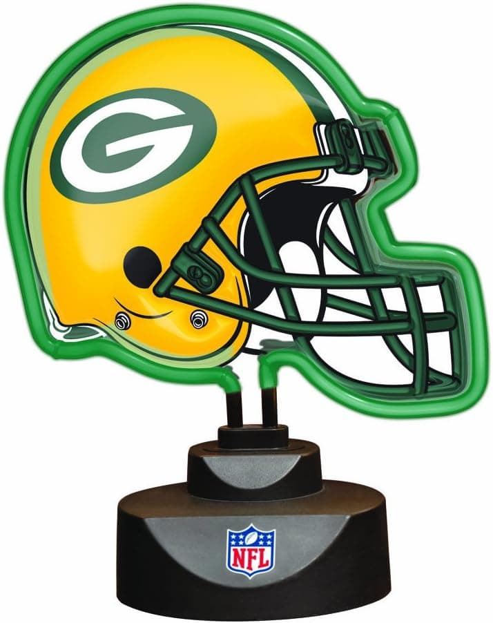 NFL Green Bay Packers Neon Helmet