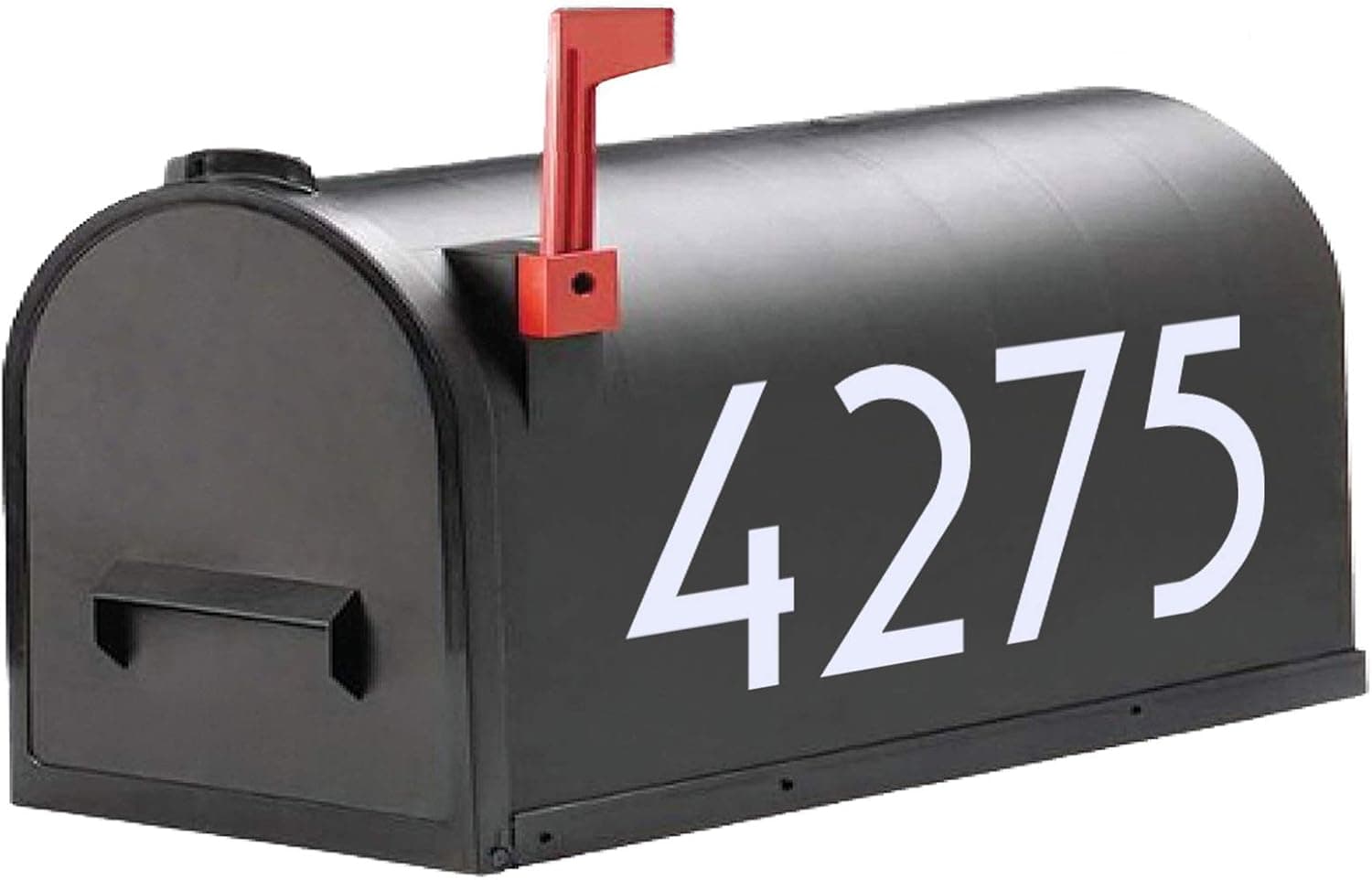 3 Set of Reflective Mailbox Numbers Sticker Decal Uzbek Style Numbers Set for Mailbox, Signs, Window, Door, Cars, Trucks, Home, Business, Address Number, Indoor or Outdoor (white, 3"tall)