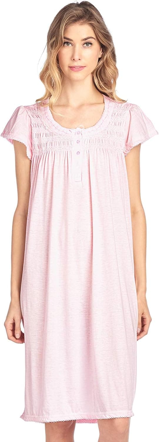 Casual Nights Women's Cap Sleeve Floral Nightgown