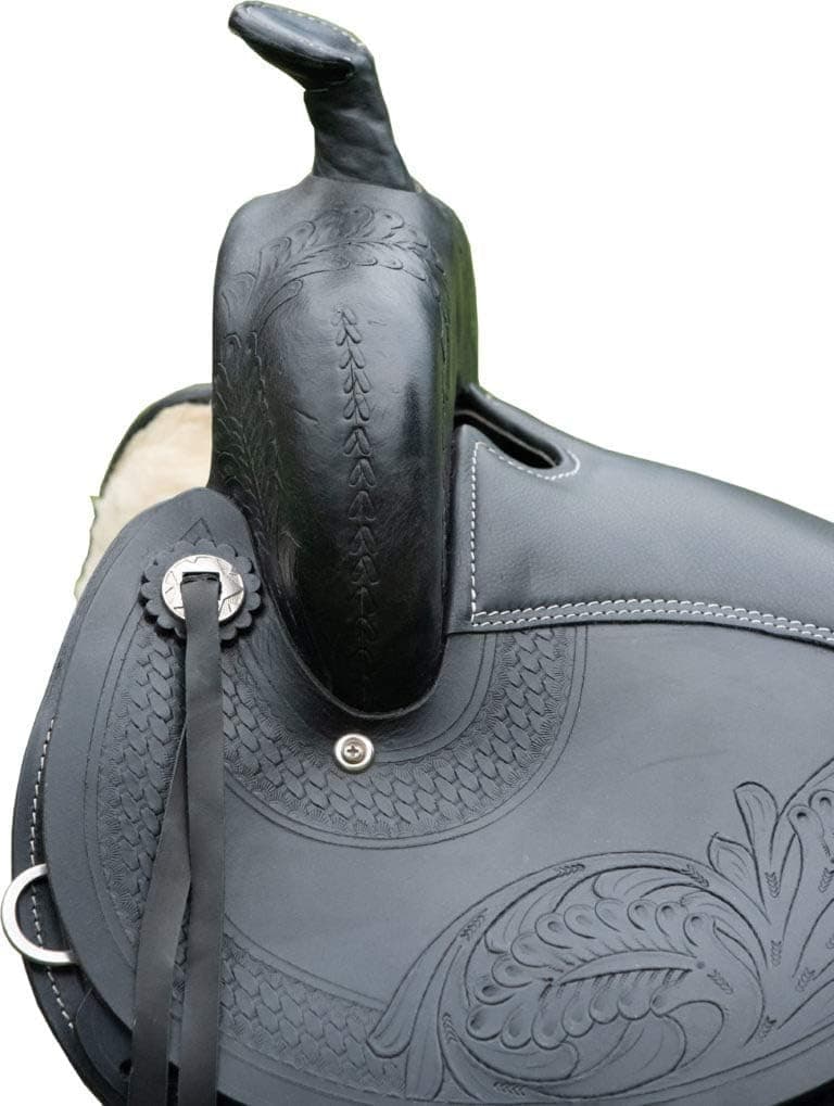 TN Saddlery Lewisburg Gaited Latigo Ties Light Weight Western Leather Saddle