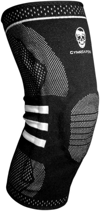 Knee Compression Sleeve Support Brace for Pain Relief and Joint Support - Best Sleeve For Jogging, Running, Basketball, Sports, Arthritis, and Meniscus Injury - Includes Support Stabilizer and Gel