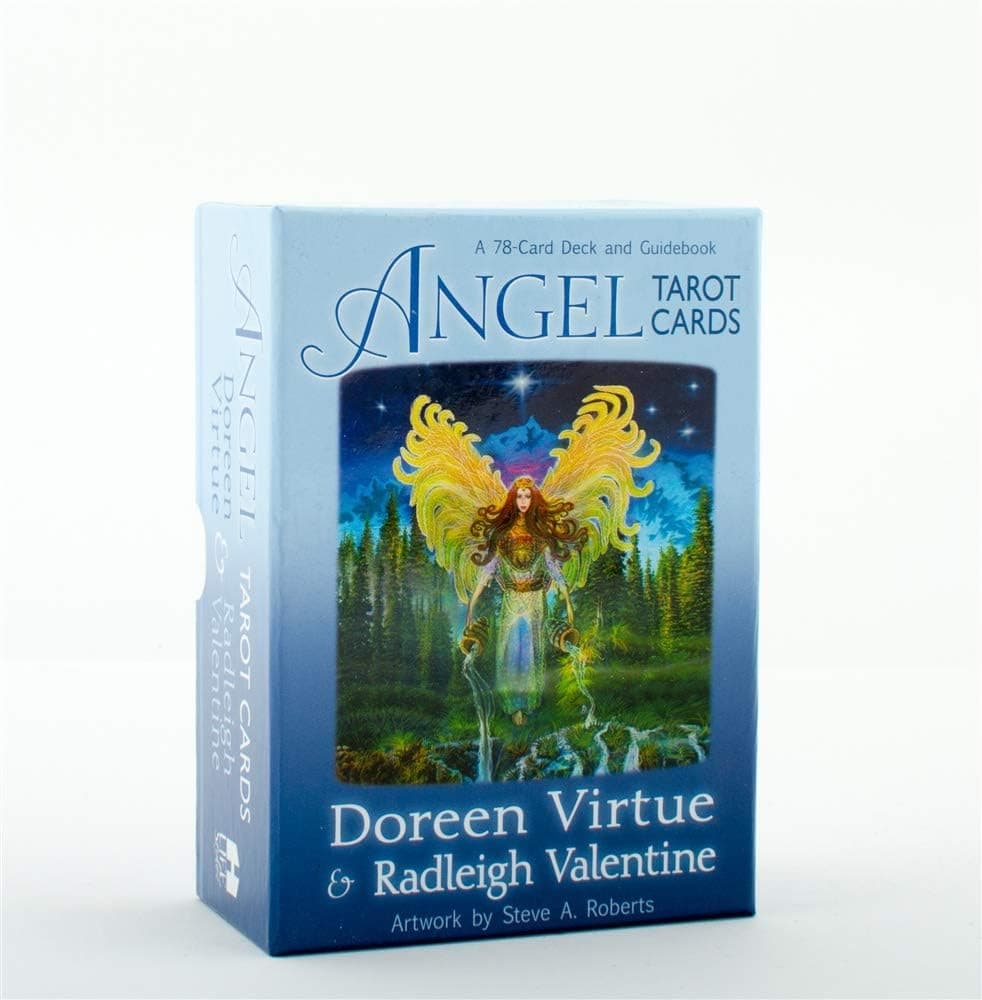 Publisher: Hay House Angel Tarot Cards Deck and Book by by Doreen Virtue (Author), Radleigh Valentine (Author), Steve A. Roberts (Contributor)