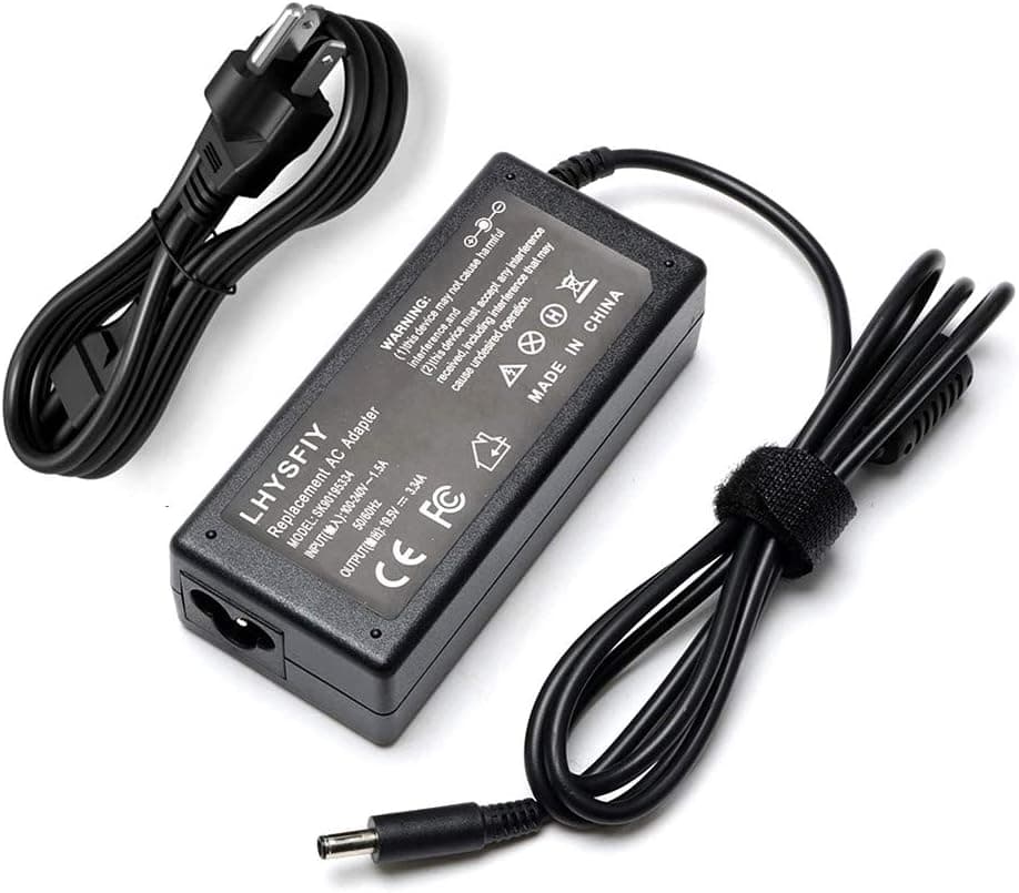 65W 19.5V 3.34A AC Adapter Laptop Charger for Dell Inspiron 13 15 17 5000 7000 3551 3552 3558 5555 5567 5558 5559 5378 7347 7348 7352 5755 5758 5759 Power Supply Cord
