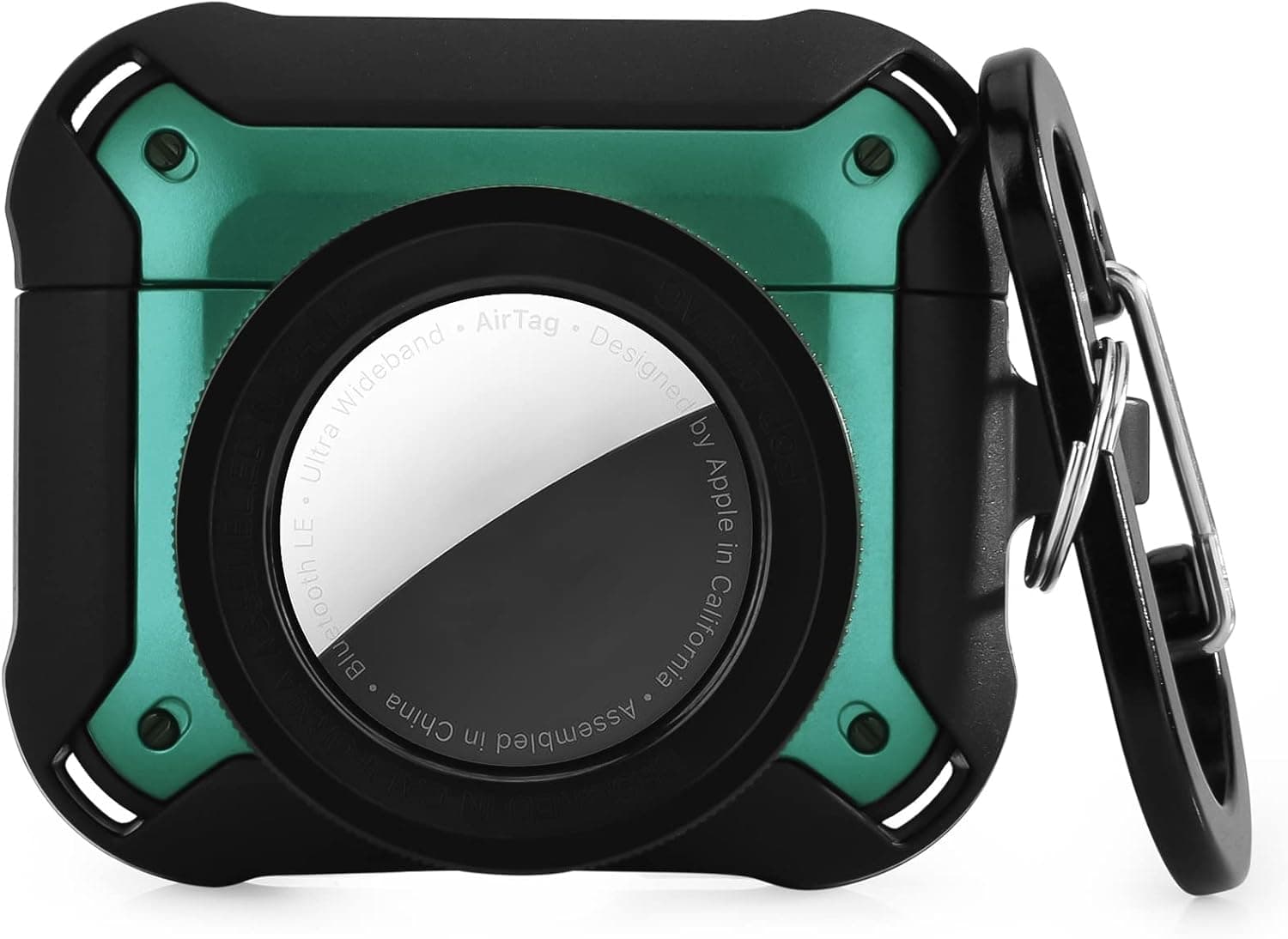TOROTOP Compatible for Airpods 3 Case Cover with AirTag Holder, Cool 3D Camera Design for AirPods 3rd Generation Case 2021 with Keychain, Cute Shockproof Protective Case for Apple Airpod Gen 3-Green
