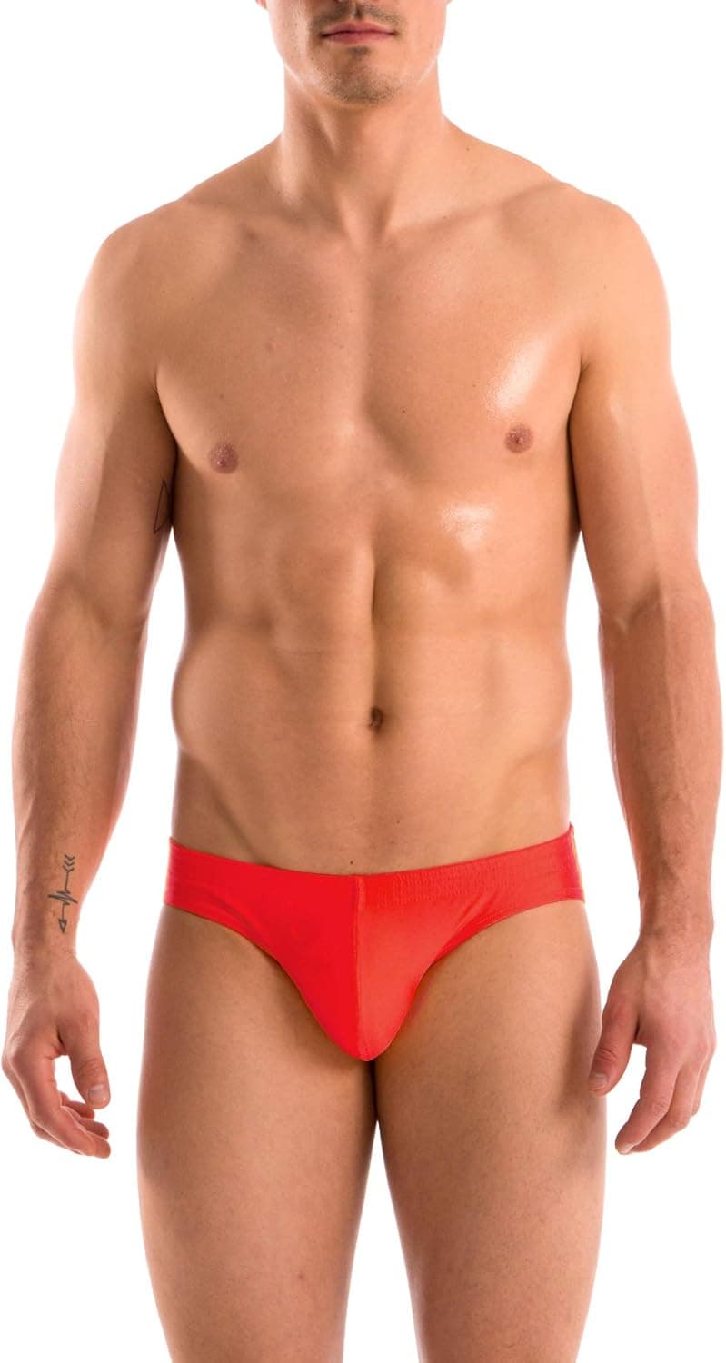 Gary Majdell Sport Mens Solid Contour Pouch Bikini Swimsuit
