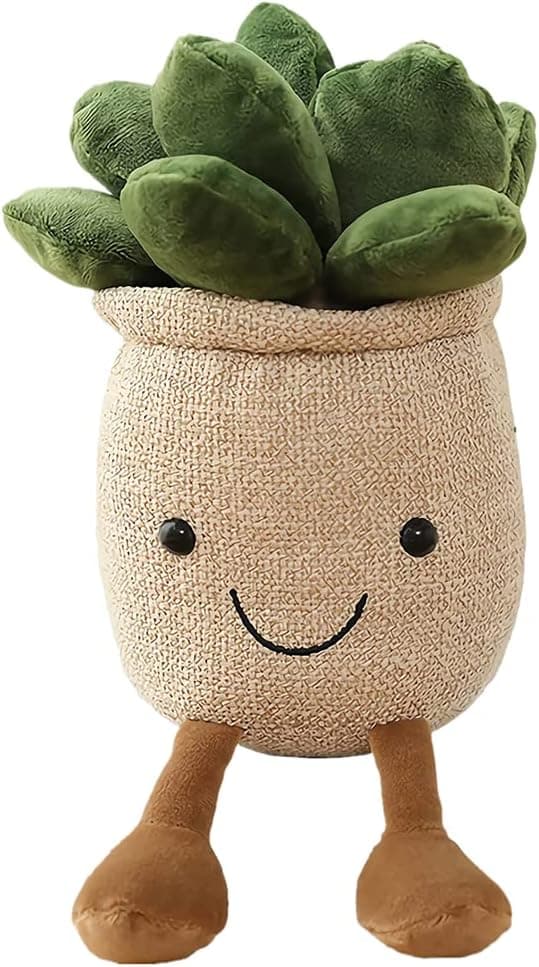 AUCOOMA Stuffed Plants Succulent Plush, Succulents Plushies Pillow Toy Room Decoration