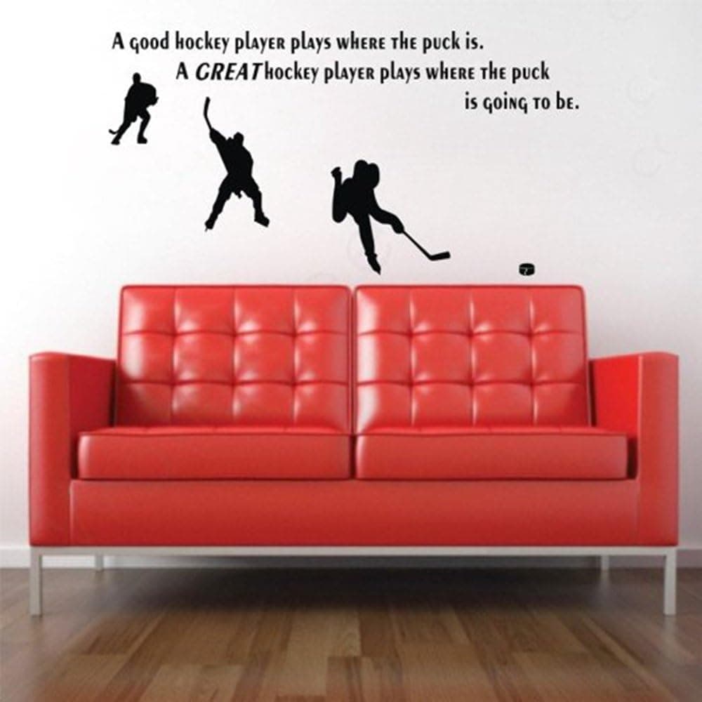 Cool Sports - Hockey Players Vinyl Wall Decal Home Art Stickers