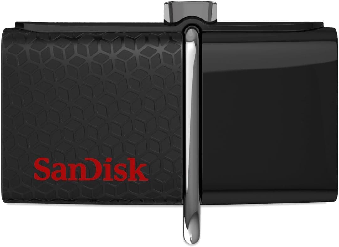 SanDisk Ultra Dual USB Drive 3.0 128GB, Black (SDDD2-128G-GAM46)