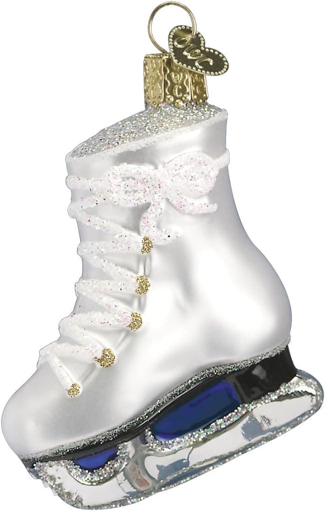 Old World Christmas 2020 Christmas Ornament Ice Skate Glass Blown Ornament for Christmas Tree