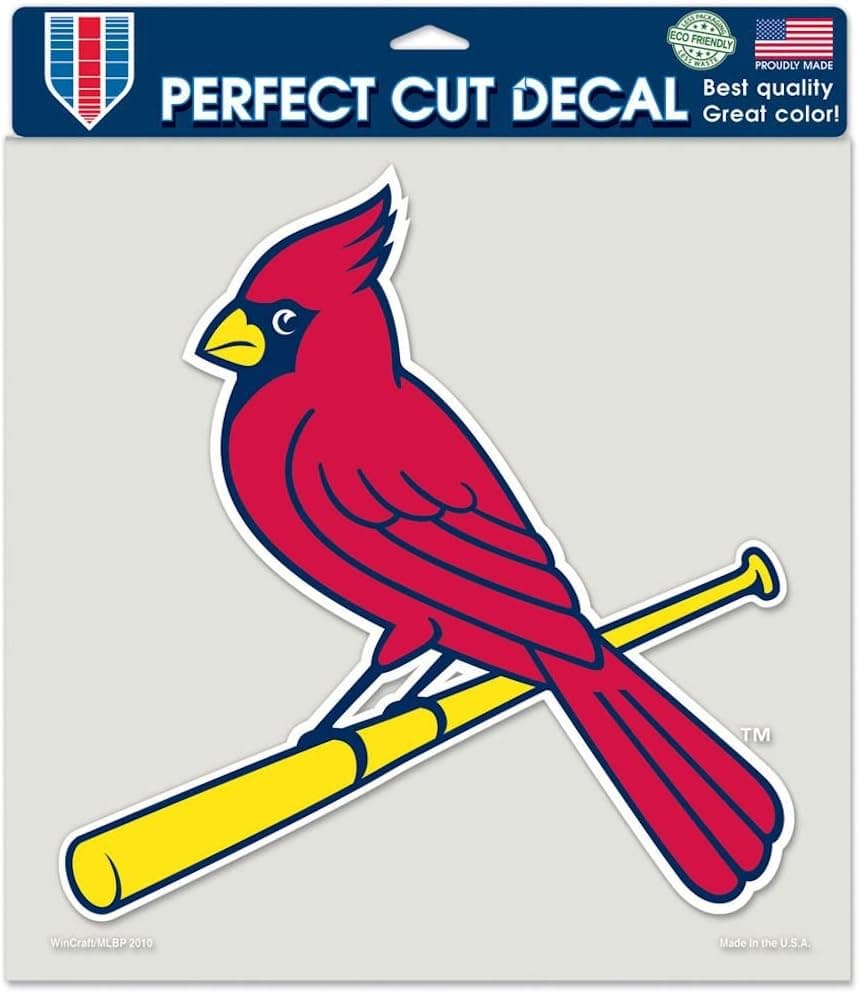 WinCraft St. Louis Cardinals 8x8 Die Cut Decal