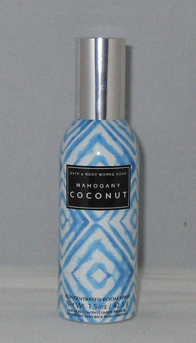 Bath & Body Works Room Perfume Spray Mahogany Coconut 2017