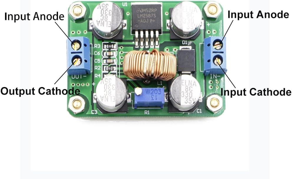 RioRand DC/DC 3.5-30V to 4.0-30V Booster Converter Step Up Voltage Regulator LM2587