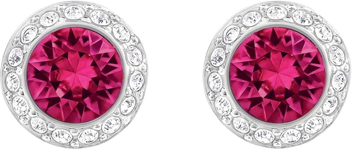 Swarovski Angelic Pierced Earrings - Red - Rhodium plating 5446022